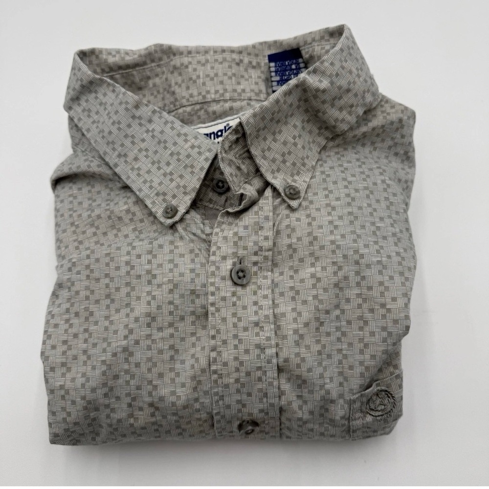 George Strait Collection by Wrangler Mens XL Western Plaid Shirt Cowboy